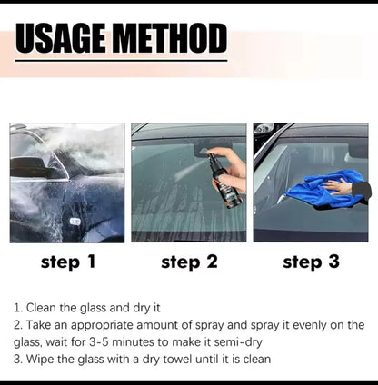 FogFree Drive™ Anti-Fog Hydrophobic Car Glass Spray Fog Free Drive